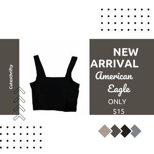 American Eagle Black Tank Top